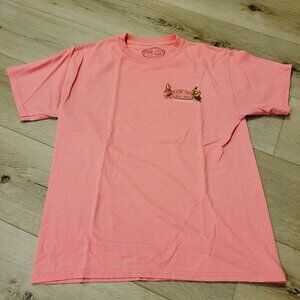 Vtg Ron Jon Surf Shop Coral Pink T-Shirt Sz Lg